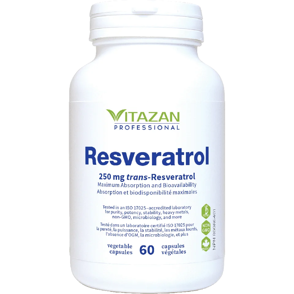 Vitazan    Resveratrol (250 mg · trans-Resveratrol) 60 capsules