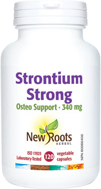 NEW ROOTS    Strontium Strong Osteo Support · 340 mg    120 capsules