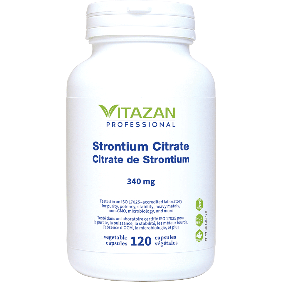 Vitazan    Strontium Citrate (340 mg) 120 capsules