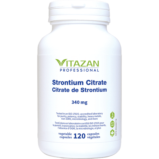 Vitazan    Strontium Citrate (340 mg) 120 capsules