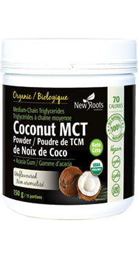 New Roots - Organic Coconut MCT Powder + Acacia Gum - 150 g