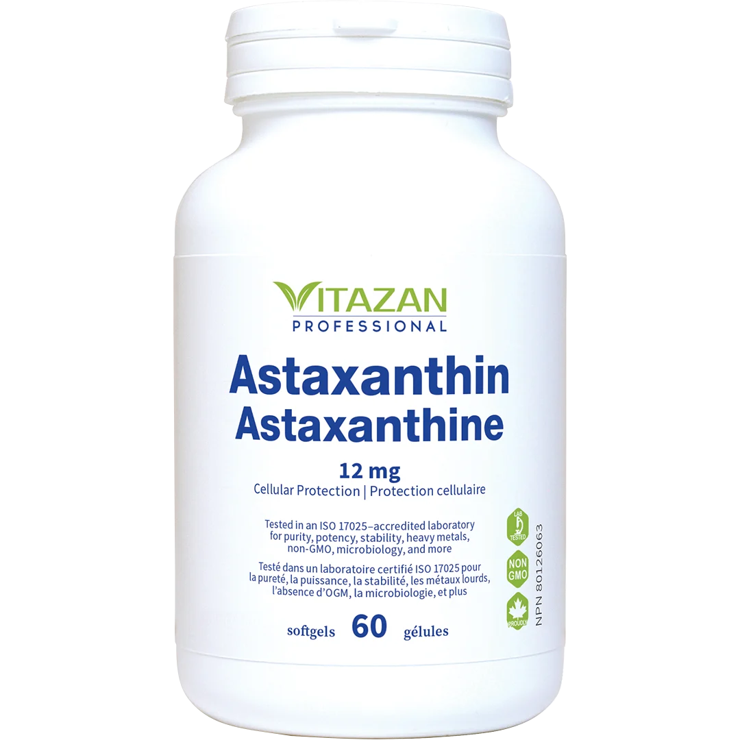 Vitazan    Astaxanthin (12 mg · Cellular Protection) 60 softgels