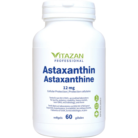 Vitazan    Astaxanthin (12 mg · Cellular Protection) 60 softgels