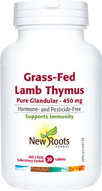 NEW ROOTS    Grass-Fed Lamb Thymus Pure Glandular · 450 mg    30 tablets