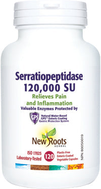 NEW ROOTS    Serratiopeptidase 120,000 SU    120 capsules