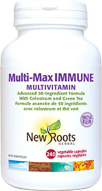 NEW ROOTS    Multi-Max Immune Multivitamin    240 capsules