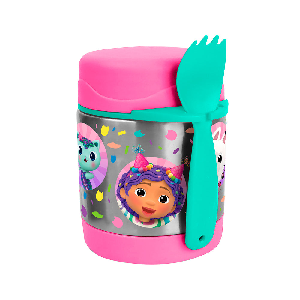 GABBY INSULATED FOOD CONTAINER W/SPORK 300ML 2PC pack of 6