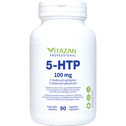 Vitazan    5-HTP (100 mg · 5-Hydroxytryptophan) 90 capsules