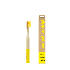 f.e.t.e.   Child Bamboo Toothbrush Yellow 1ct