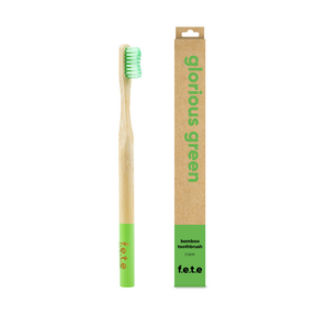 f.e.t.e.   Bamboo Toothbrush Glorious Green 1ct