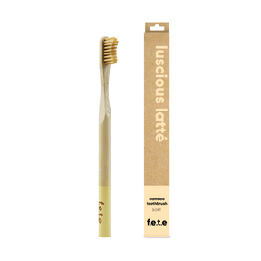 f.e.t.e.   Bamboo Toothbrush Luscious Latte 1ct