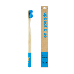f.e.t.e.   Bamboo Toothbrush Upbeat Blue Mediu 1ct
