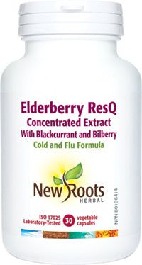 NEW ROOTS    Elderberry ResQ Concentrated Extract     30 capsules