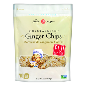 GINGER PEOPLE -   Crystallized Ginger Chips    198g