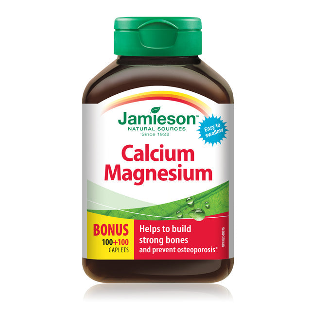 Jamieson    JMS Cal-Mag 2:1 Bonus 100's+100's Free    100+100Caplets