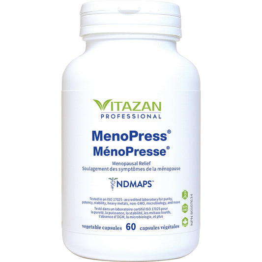Vitazan    MenoPress® (Standardized Rheum rhaponticum and Black Cohosh Formula) 60 capsules