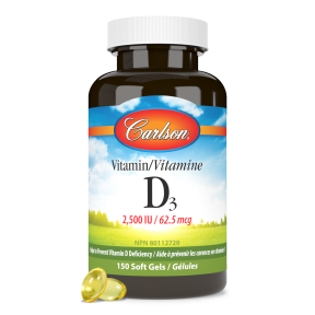 Carlson Laboratories-Vitamin D3 2500 IU