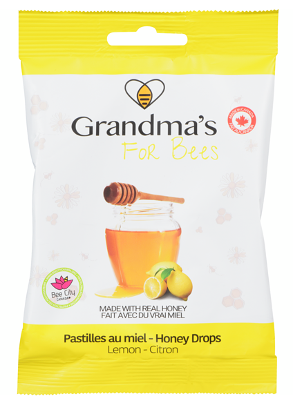 Grandma's For Bees   Lemon Honey Drop 80g