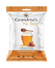 Grandma's For Bees   Butter Honey Drop 12 x 80g