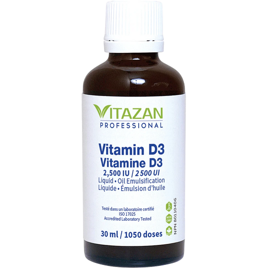 Vitazan    Vitamin D3 (2,500 IU per Drop · Liquid) 30 ml