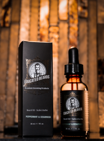 Educated Beards   Beard Oil Peppermint Cedarwood 30ml