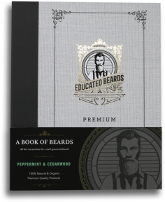Educated Beards   Book of Beards - Pepp & Cedar 1kit
