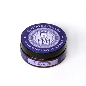 Educated Beards   Balsam Eclipse Shave Soap 114g