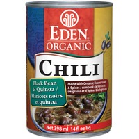 EDEN -  Chili, Black Bean & Quinoa, Organic    398ml