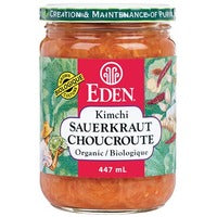 EDEN  -  Sauerkraut, Kimchi, Organic (jar)    447ml