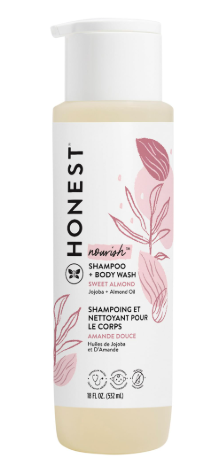 HONEST  Shampoo + bODY Wash  SWEET ALMOND  532ML