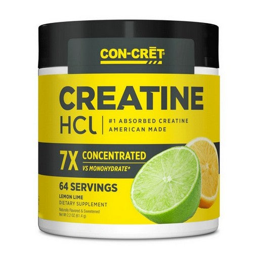CON-CR?T    CON-CR?T Creatine    Flavour: Lemon Lime 
Container Size: 64 Servings    Each