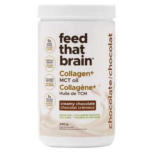 Feed That Brain -   Collagen MCT Chocolate 240 g