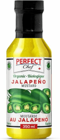 Perfect Chef   Organic Jalapeno Mustard 6 x 350ml