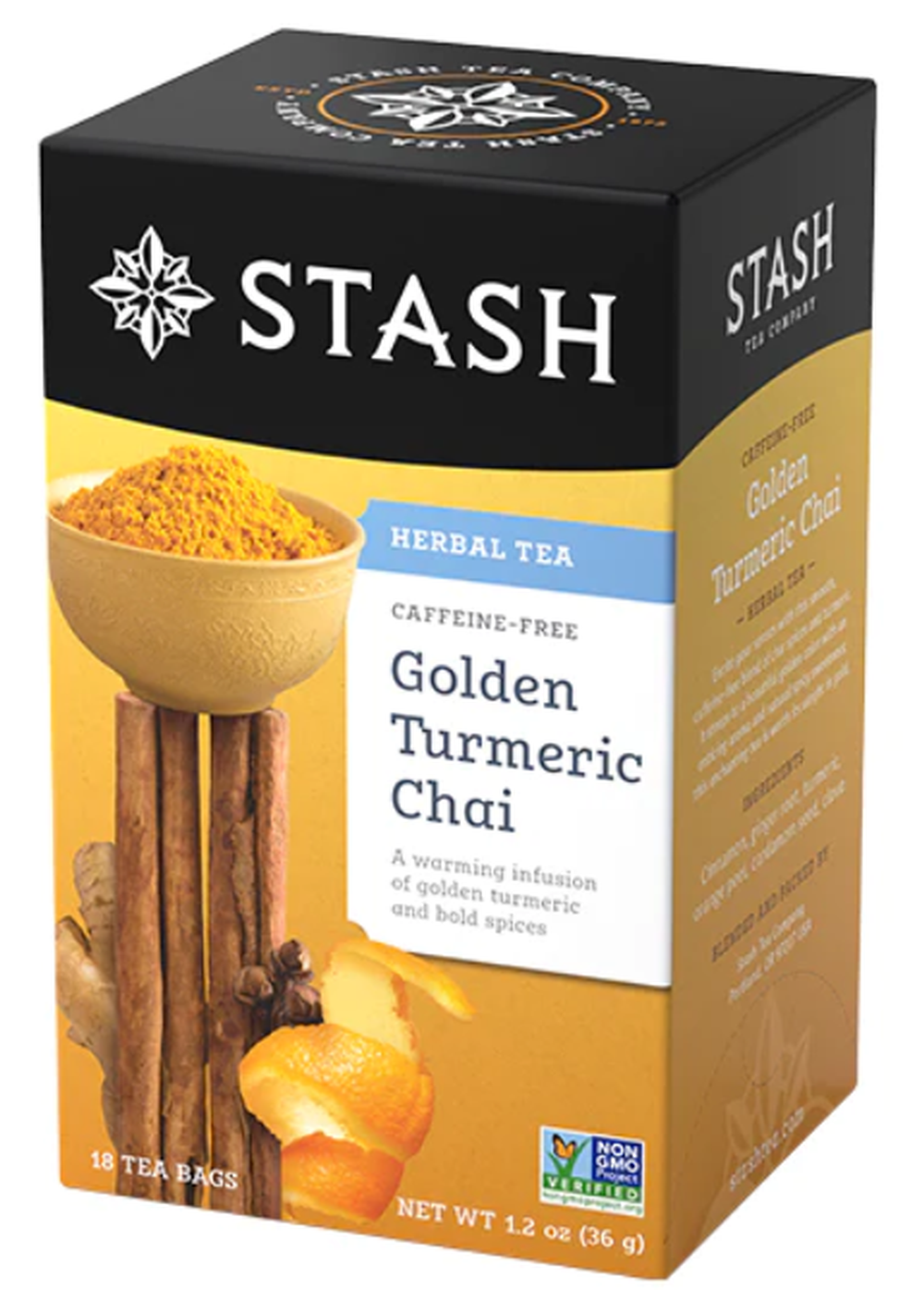 The Stash Tea Company   Golden Turmeric Chai 18bg