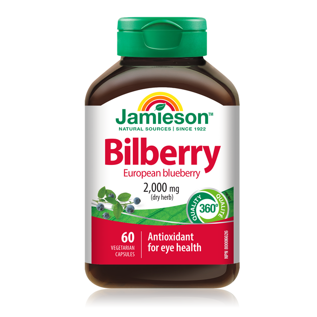 Jamieson    JMS Bilberry 2000mg 60's    60Capsules