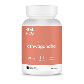Heal + Co.   Ashwagandha (5:1 extract) 500mg 120vcap