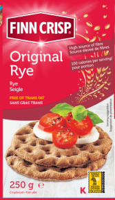 Finn Crisps - Original Rye Round Crispbread (6 x 250g)