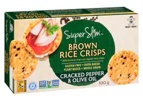 Hot Kids (Superslim/Rice Crisp) - Superslim Crkd Blk Pepper Olive Oil (6 x 100g)
