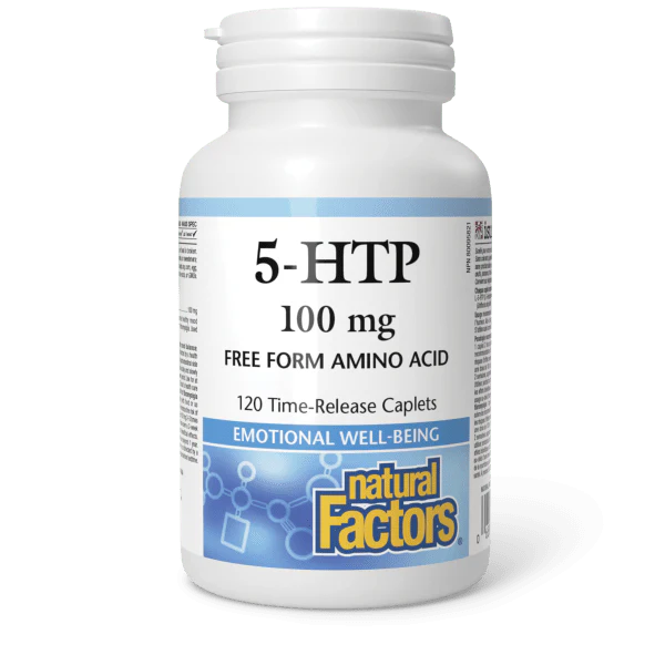 Natural Factors 5-HTP 100 mg Time Release 120 caps