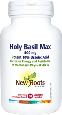 NEW ROOTS    Holy Basil Max 500 mg   60 capsules