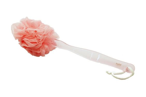 AXEL KRAFT-BATH FLOWER, ACRYLIC HANDLE, ASST'D COLOURS
