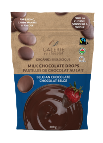 Galerie au Chocolat   FT Organic Milk ChocDrops 6 x 200g