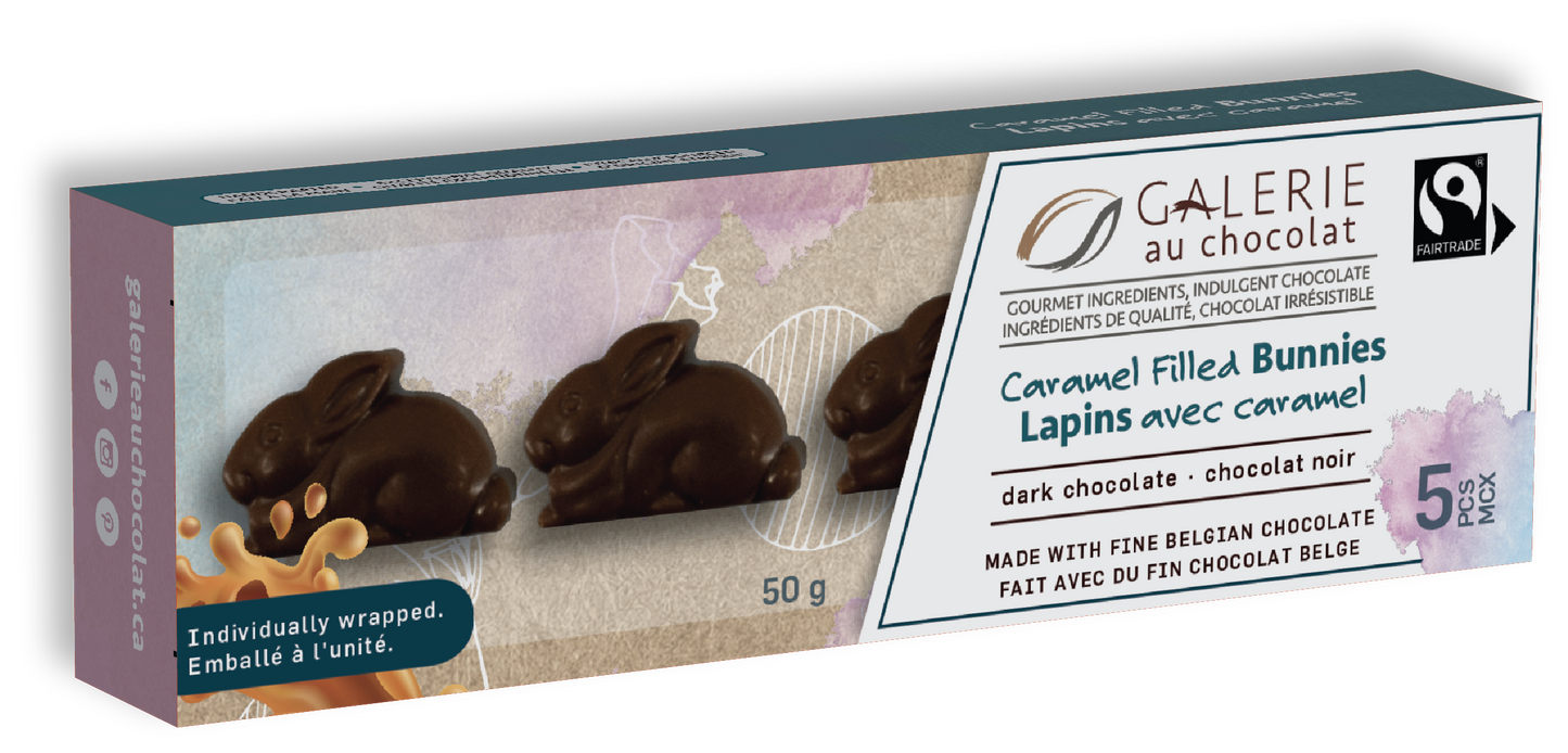 Galerie au Chocolat-East-FT Mini Bunnies W-Caramel
