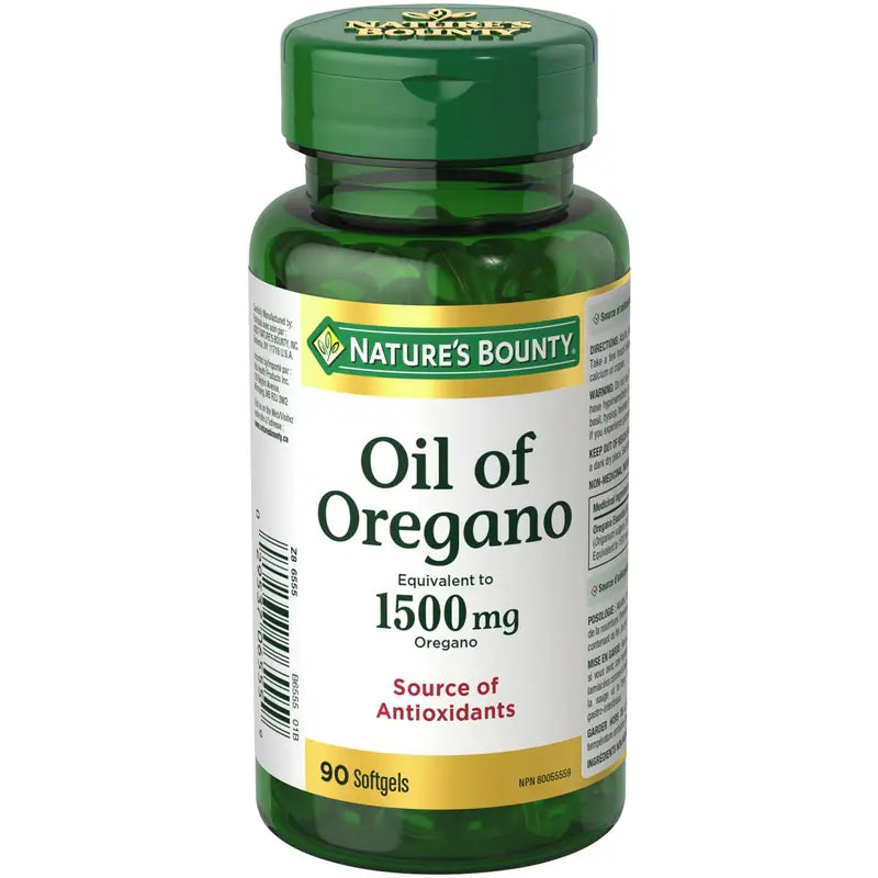 NATURE'S BOUNTY OREGANO OIL 1500MG SFTGEL 90 SOFTGEL