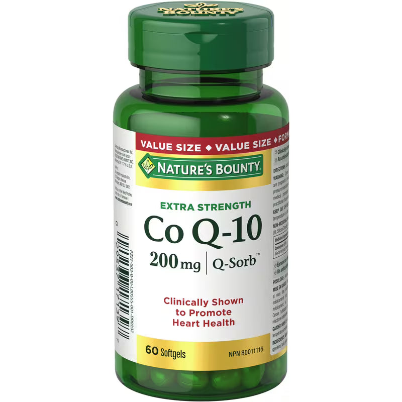 NATURE'S BOUNTY CO Q10 SOFTGEL 200MG 60 SOFTGEL