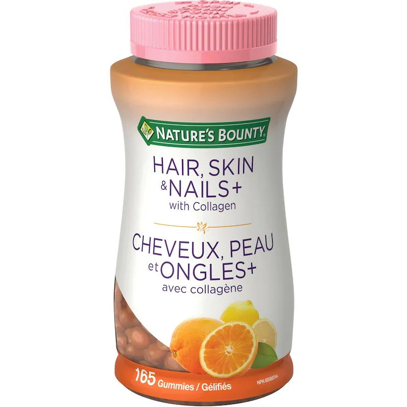 NATURE'S BOUNTY HAIR/SKIN/NAILS W/COLLAGEN GUM 165 GUMMY