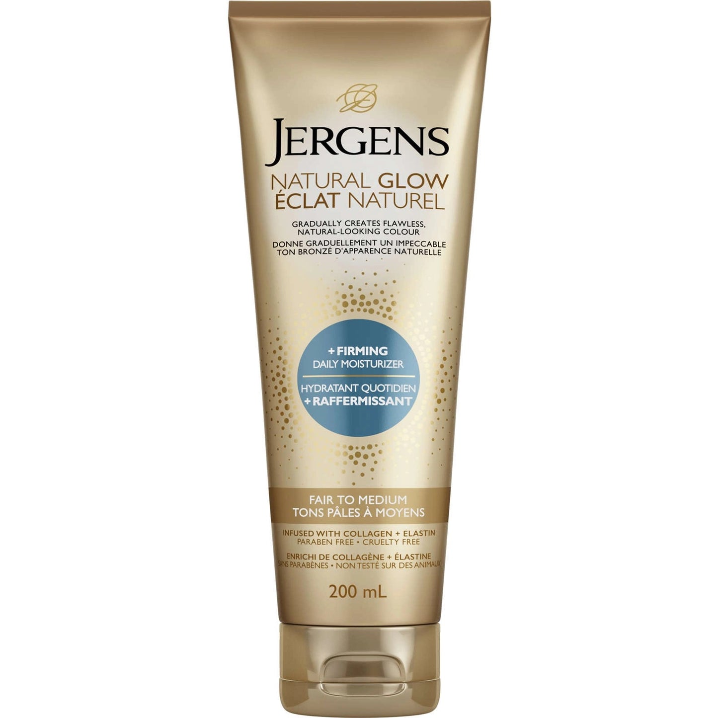 JERGENS LOT NATURAL GLOW FIRMIMG MD 200ML
