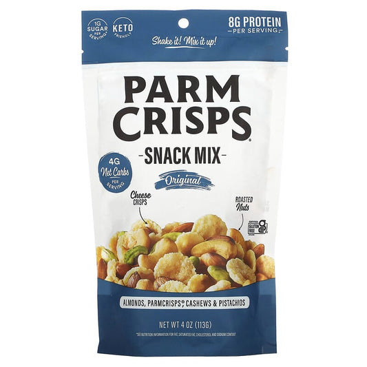 ParmCrisps    ParmCrisps Snack Mix    Flavour: Original 
Container Size: 113 g    Pack of 12
