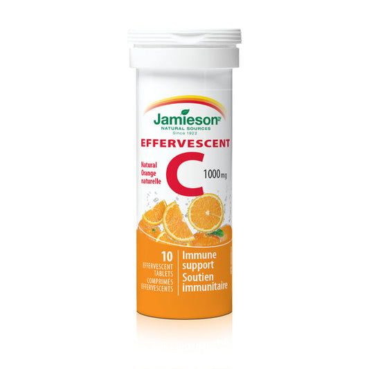 Jamieson    JMS Effervescent Vitamin C 1,000 mg - Orange 10's    10C 1,000 mg - Orange