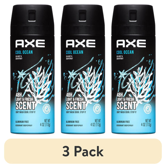 AXE COOL OCEAN GIFT PK 3PC pack of 6